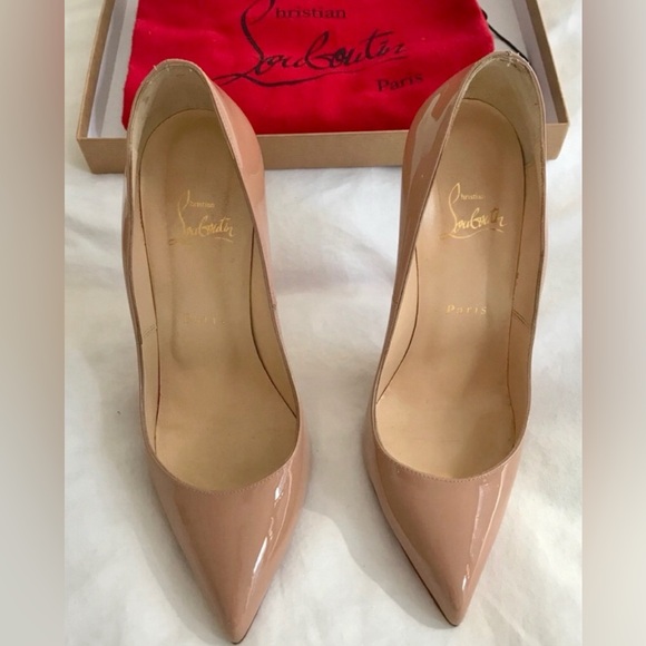 Christian Louboutin Nude Pigalle Stilettos - Picture 4 of 8